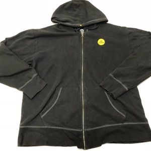Life is Good Black Hoody Large EUC